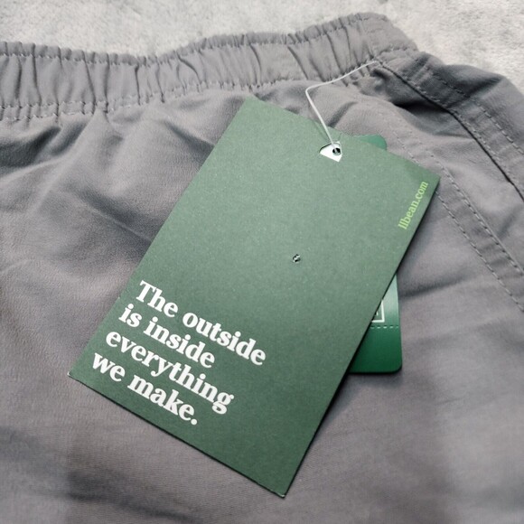 NWT LL Bean Swim Trunks Lined Men's Size XXL Gray Shorts - Picture 5 of 11